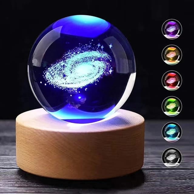 3d Crystal Moon Randomly Design Crystal Planet Globe 3d Laser Engraved Solar System Ball